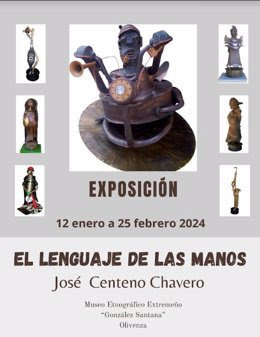 Cartel de la exposición 'El lenguaje de las manos'