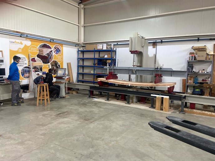 La Diputación visita la Fundación Cesefor en Soria para conocer iniciativas de bioconstrucción en la lucha contra la despoblación