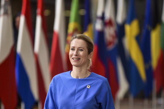 Archivo - Kaja Kallas, primera ministra de Estonia