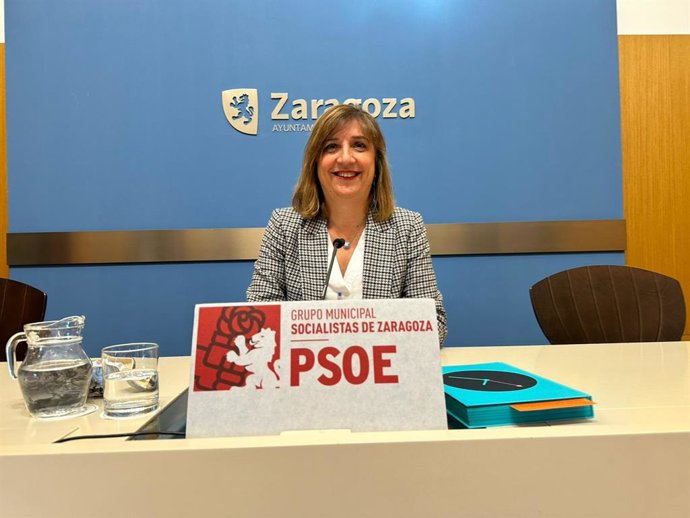 La portavoz del PSOE en el Ayuntamiento de Zaragoza, Lola Ranera.