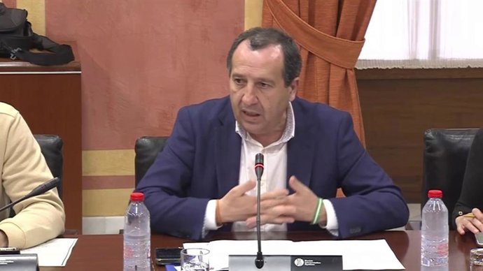 El portavoz de Inclusión Social, Juventud, Familias e Igualdad del PSOE-A en el Parlamento andaluz, José Luis Ruiz Espejo.