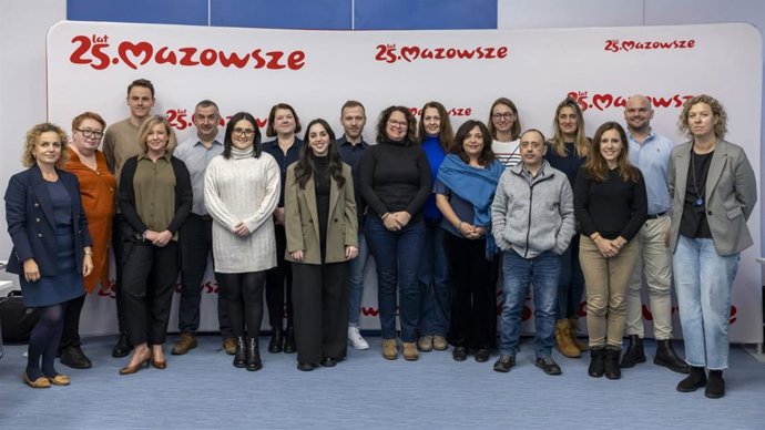 Los participantes en el encuentro.