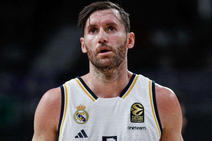 Archivo - El alero del Real Madrid Rudy Fernández durante un partido 