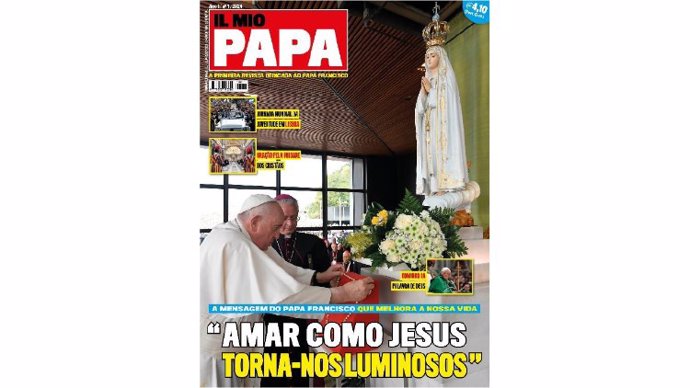 Portada de la revista Il Mio Papa Portugal.