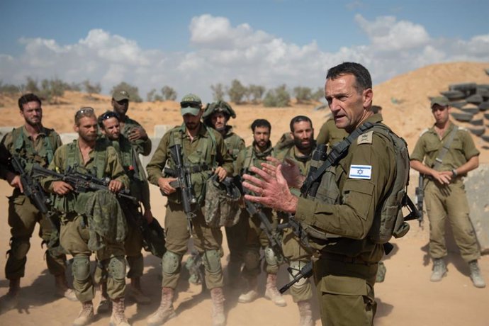 Archivo - El jefe del Estado Mayor de las Fuerzas Armadas israelíes, el general  Herzi Halevi.