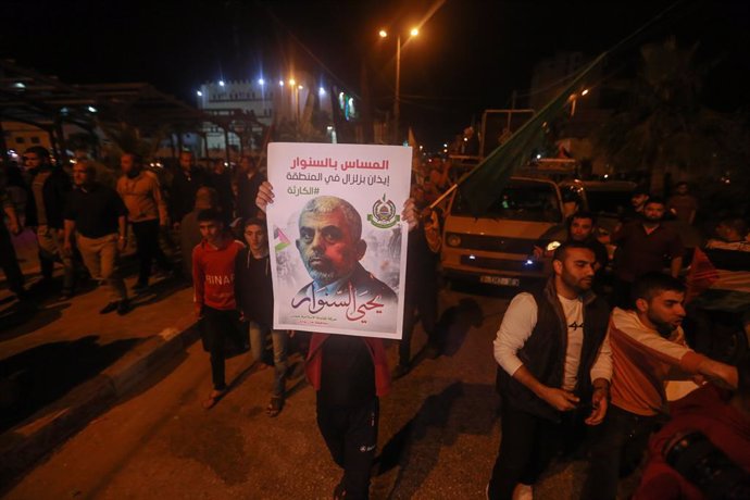 Archivo - Arxivo - El líder del Moviment de Resistència Islàmica (Hamás), Yahya Sinwar