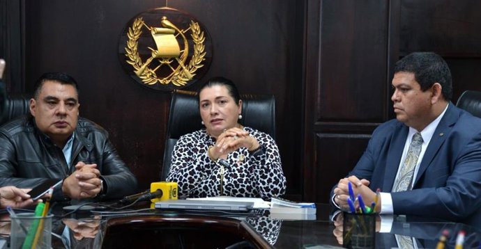 La presidenta del Tribunal Supremo Electoral (TSE) de Guatemala, Blanca Alfaro