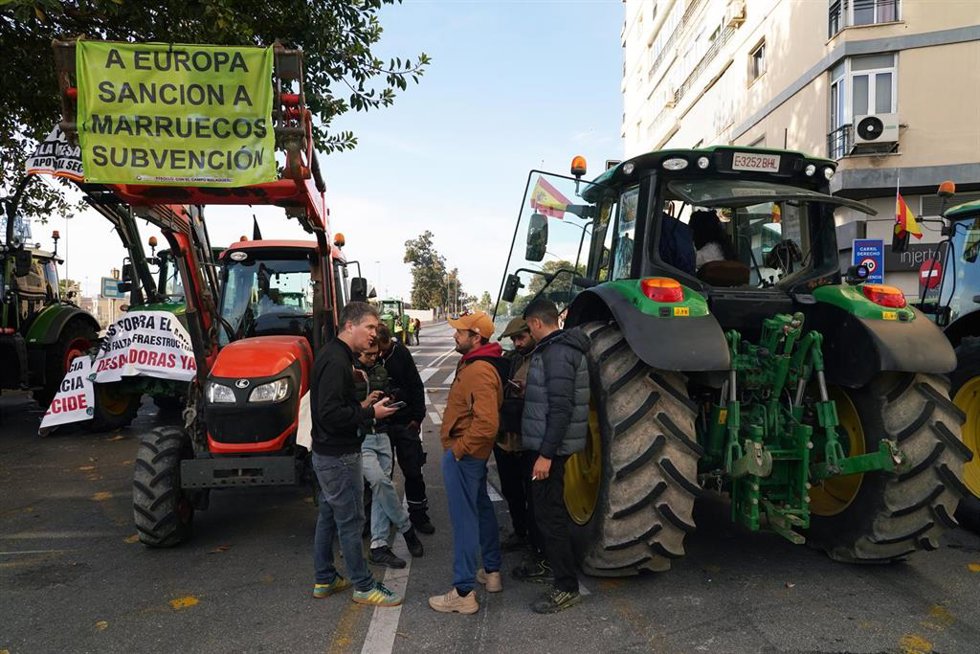 Agicultores en una imagen de archivo 