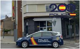 Vehículo de la Policía Nacional.