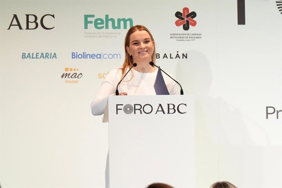La preisdenta del Govern, Marga Prohens, en el Foro Abc