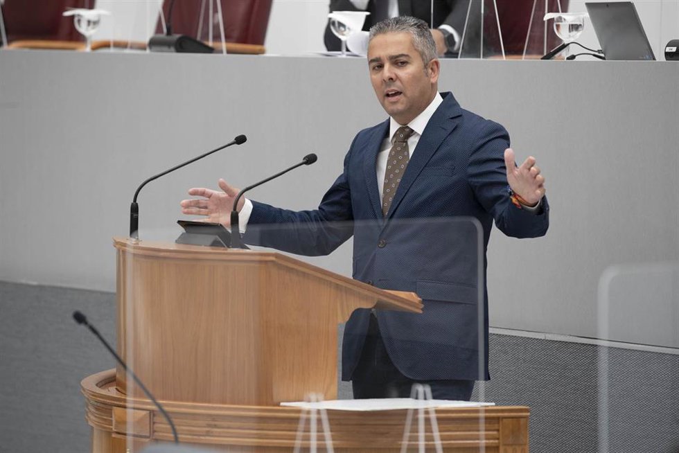 Archivo - El secretario ejecutivo de Agua del PPRM y diputado del Grupo Parlamentario Popular, Jesús Cano