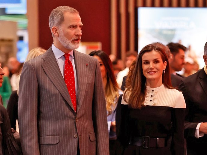 Archivo - Los Reyes Felipe y Letizia en una imagen de archivo. 