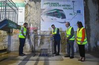 Iniciada cuenta atrás para ampliación del metro de Málaga tras comenzar obras del primer tramo de prolongación al Civil