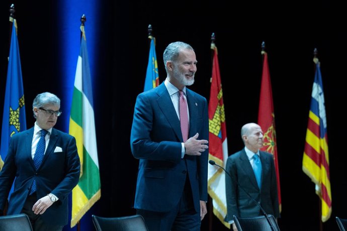 El rei Felip VI durant l'acte 
