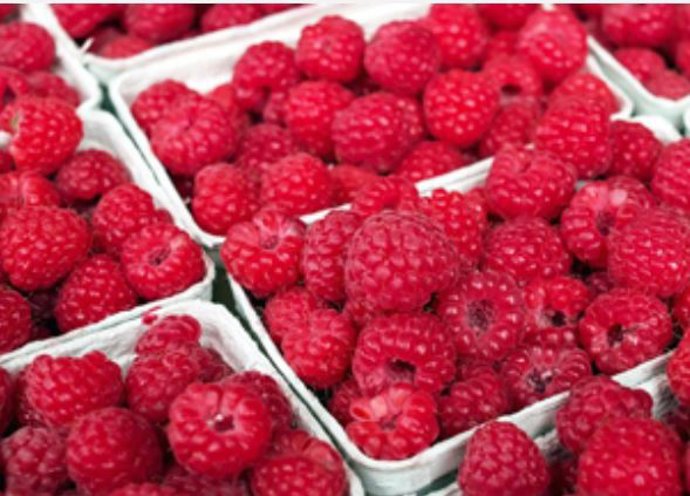 Imagen de frambuesas.
