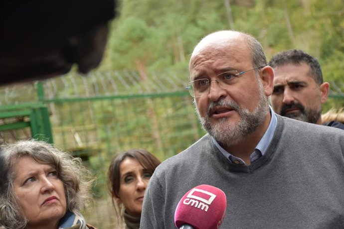 El vicepresidente primero, José Luis Martínez Guijarro, en las Majadas (Cuenca).