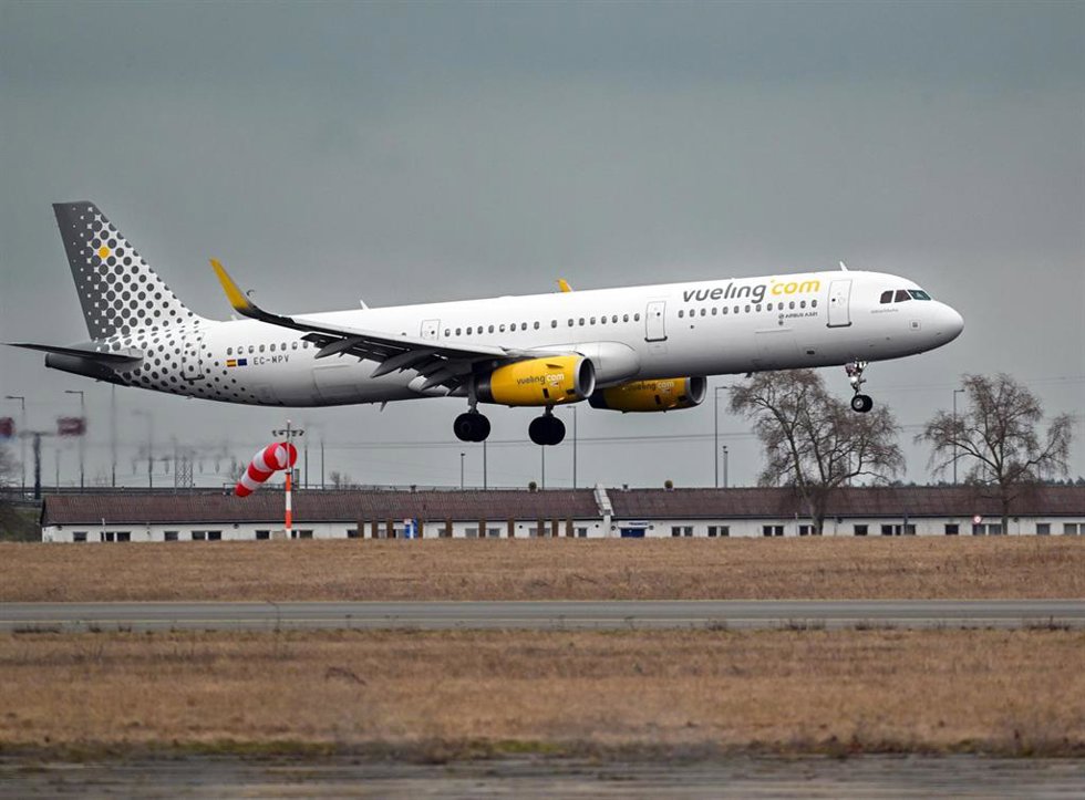 Un avión de Vueling.