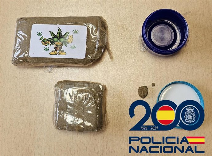 Droga intervenida en Lugones