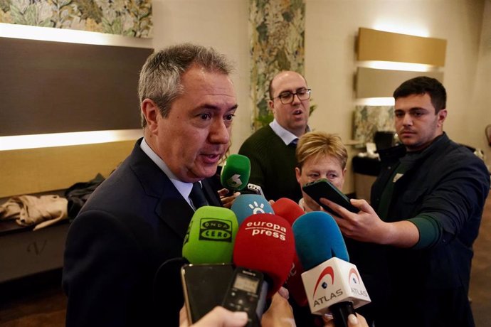 El secretario general del PSOE-A y portavoz del Grupo Socialista en el Senado, Juan Espadas, en una foto de archivo.