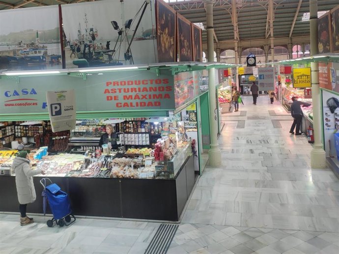 Mercado de El Fontán, en Oviedo