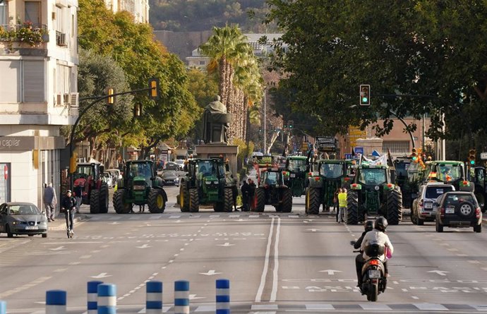 Imagen de archivo de movilizaciones de agricultores y ganaderos.