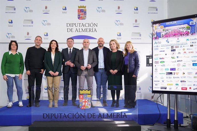 Presentación de la carrera 'Fuentes de vida' de Berja (Almería).