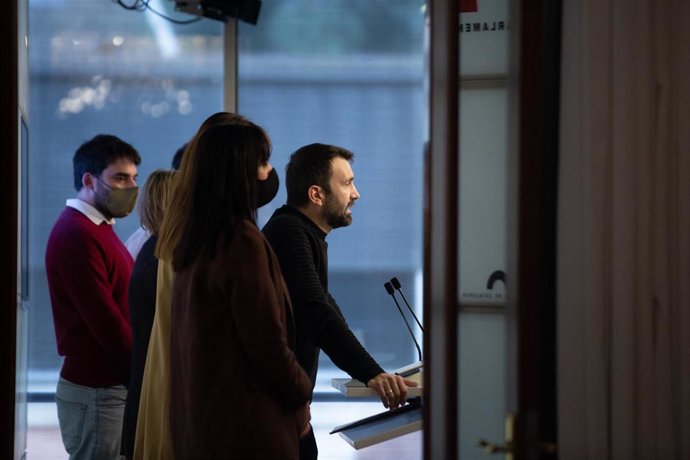 Archivo - El exdiputado de la CUP Pau Juvillà en una foto de archivo