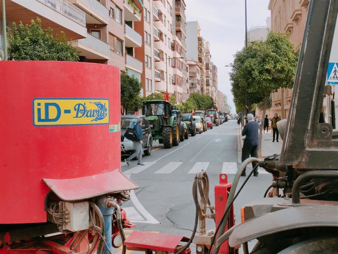 Manifestación de agricultores