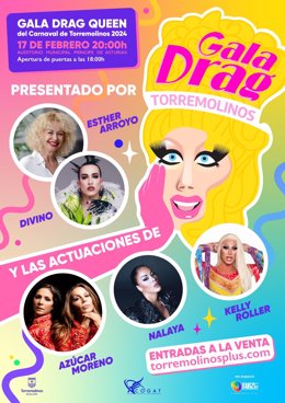 CArtel de la VII Gala Drag de Torremolinos.