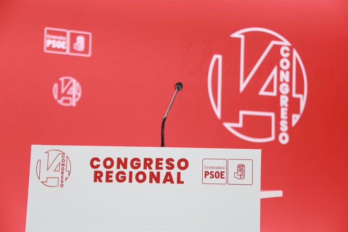 Imagen del Congreso Regional del PSOE de Extremadura