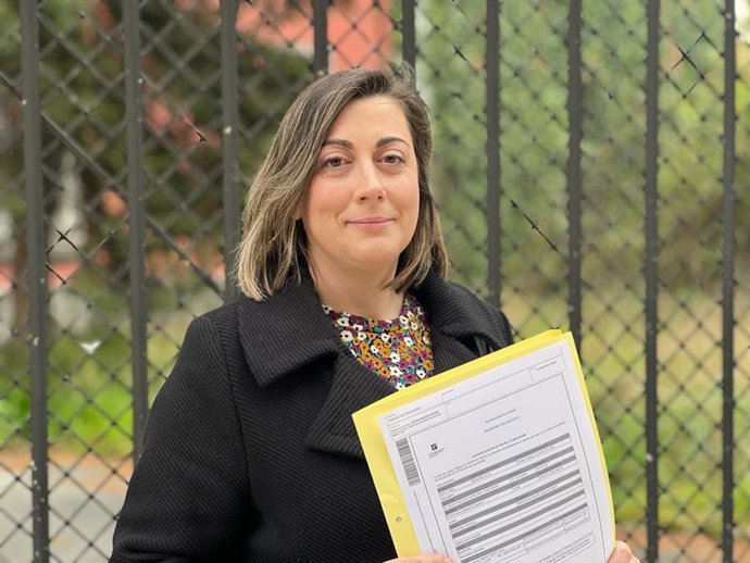 La portavoz de Vox en el Ayuntamiento de Oviedo, Sonsoles Peralta.