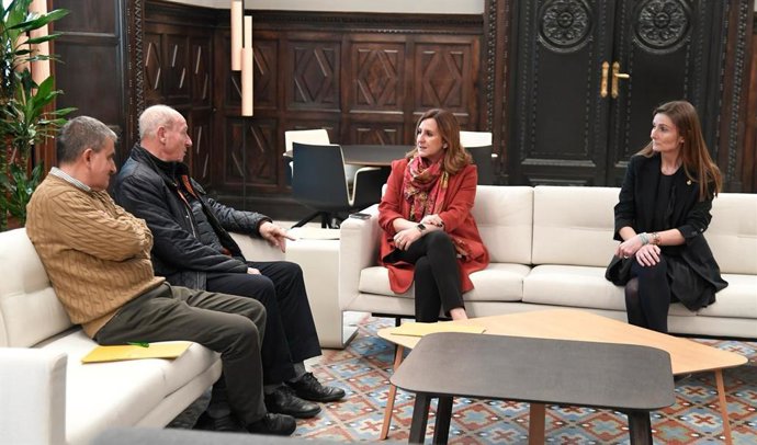 L'alcaldessa de Valncia, María José Catalá, es reuneix amb el president d'AVA-ASAJA, Cristóbal Aguado