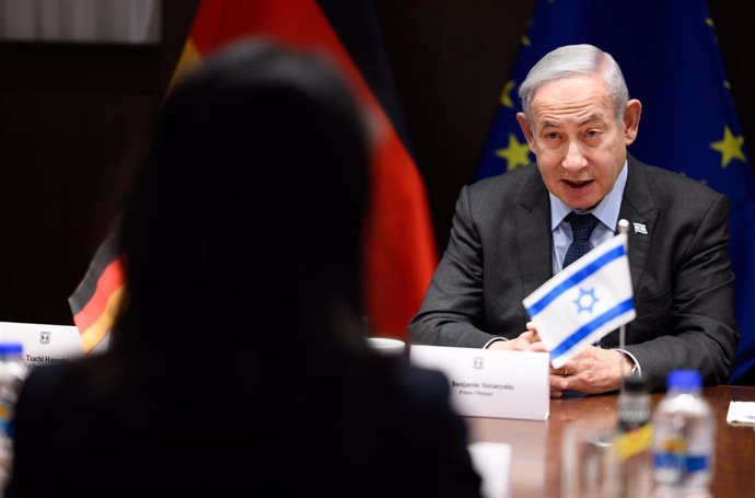 El primer ministro de Israel, Benjamin Netanyahu, recibe a la ministra de Exteriores de Alemania, Annalena Baerbock