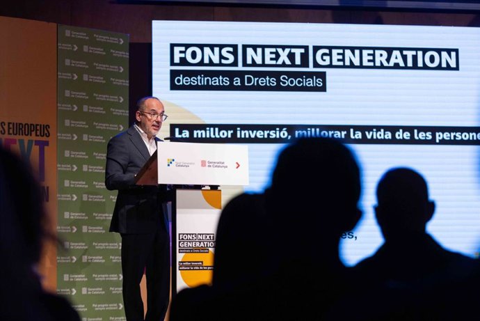 El conseller Carles Campuzano, en un acte a Lleida