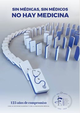 El Colegio Oficial de Médicos de Álava-ICOMA ha puesto en marcha la campaña 'Sin médicas/sin médicos no hay Medicina'