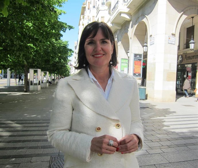 Archivo - La presidenta de Aragoneses, Elena Allué.