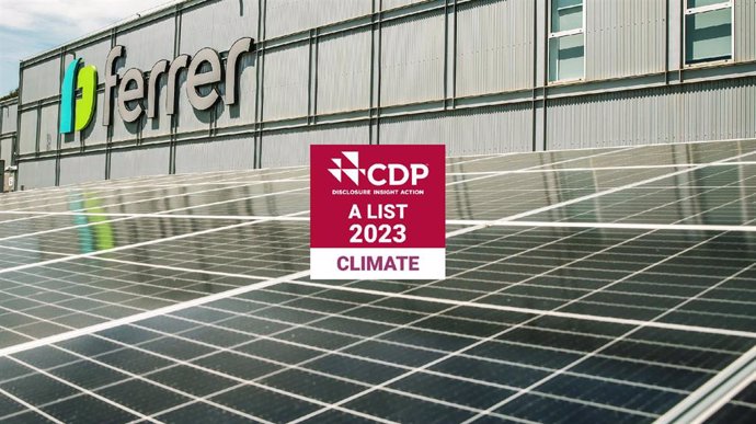 CDP sitúa a Ferrer entre las compañías líderes en la lucha contra el cambio climático.