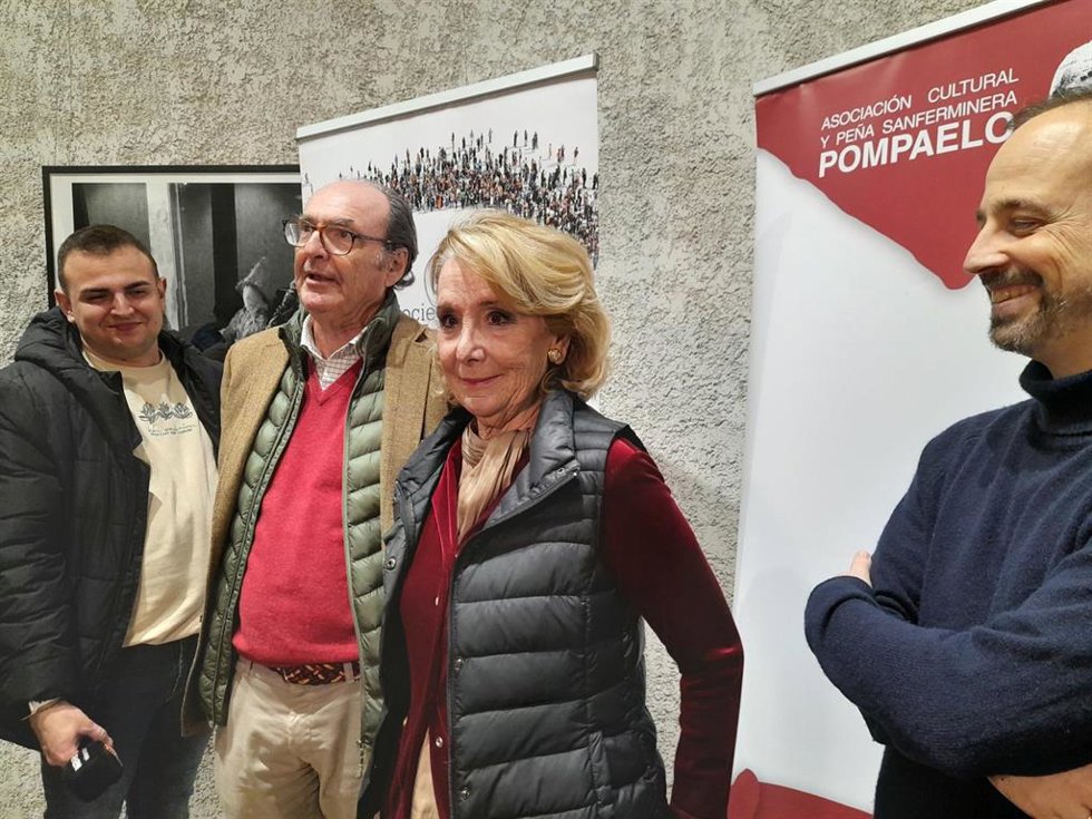 La expresidenta de la Comunidad de Madrid Esperanza Aguirre