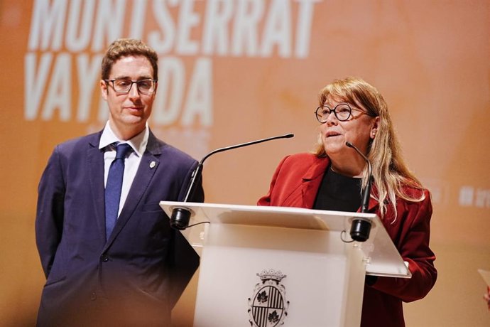 La consellera de Cultura de la Generalitat, Natlia Garriga, en la apertura institucional del 'Any Montserrat Vayreda' en Figueres (Girona)