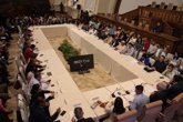 Foto: La Asamblea Nacional venezolana celebra una mesa de diálogo para la elaboración de un cronograma de cara a los comicios