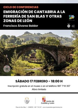 Ciclo de conferencias, la ponencia 'Emigración de Liérganes y la Cavada a la Ferrería de San Blas y otras zonas de León'