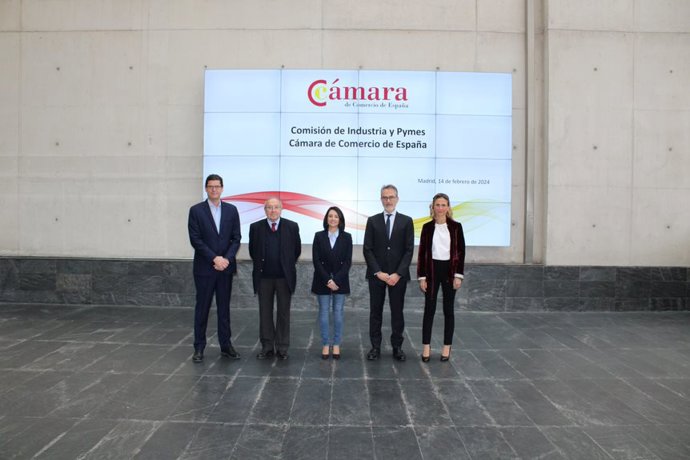 La secretaria de Estado de Industria, Rebeca Torró, interviene en la reunión conjunta de las comisiones de Industria y Pymes de la Cámara de España