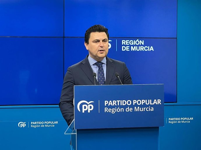 El secretario general del Partido Popular de la Región de Murcia, José Miguel Luengo