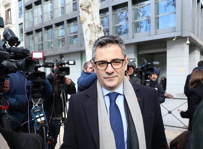 Archivo - El ministro de la Presidencia, Justicia y Relaciones con las Cortes, Félix Bolaños.