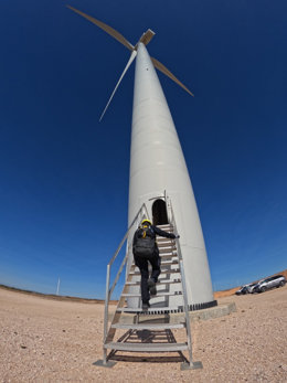 Un aerogenerador d'Enel Green Power