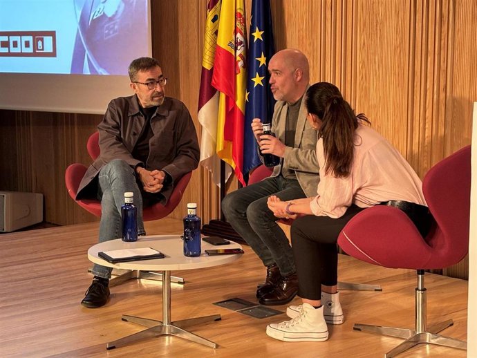 Unai Sordo, en un acto de CCOO en Cuenca
