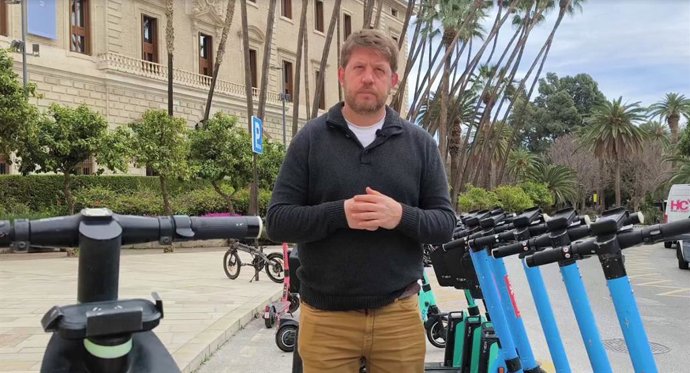 El viceportavoz de Con Málaga, Nicolás Sguiglia.