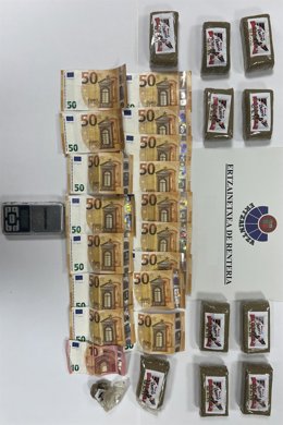 Droga incautada en Lezo