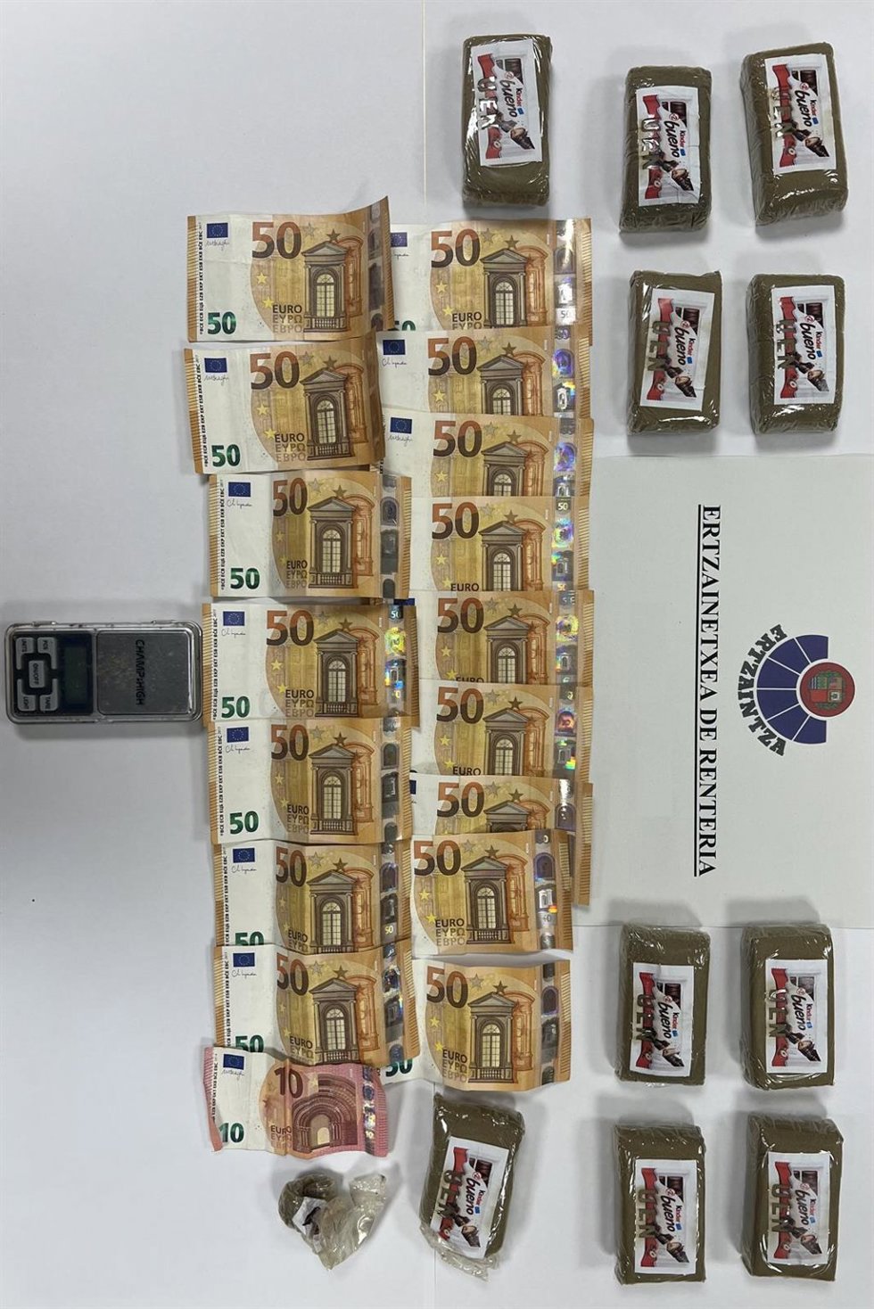 Droga incautada en Lezo