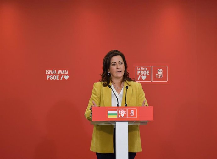 La secretaria general del PSOE riojano, Concha Andreu